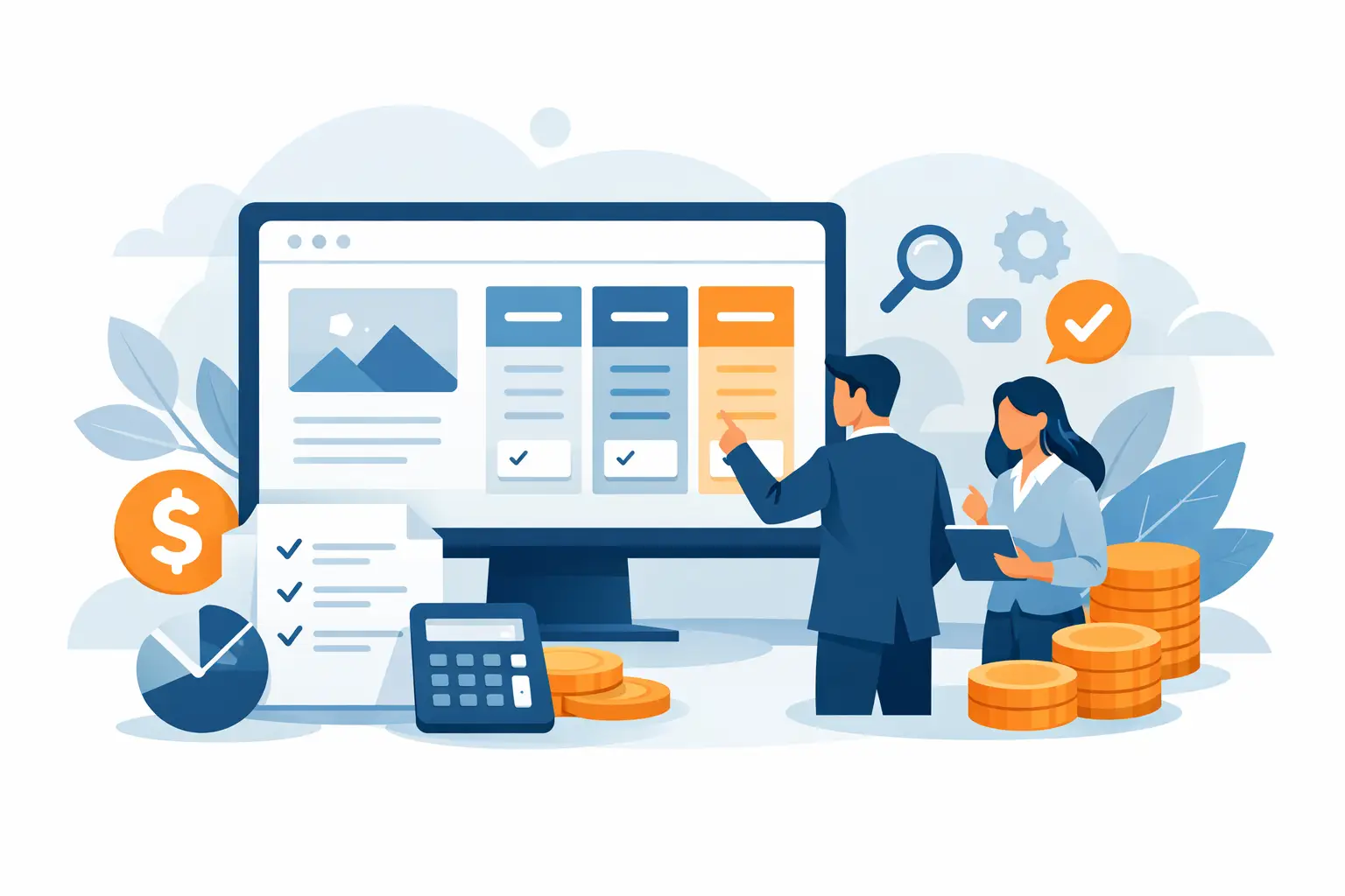 Cotización de página web con precios claros