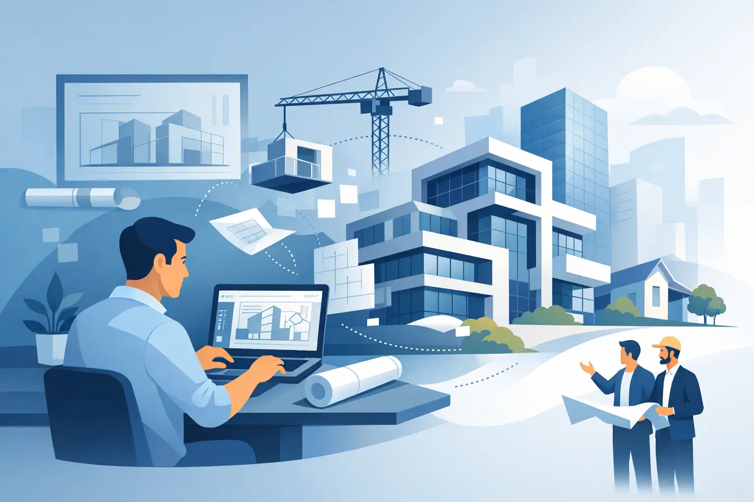 Página web para arquitectos que genera proyectos