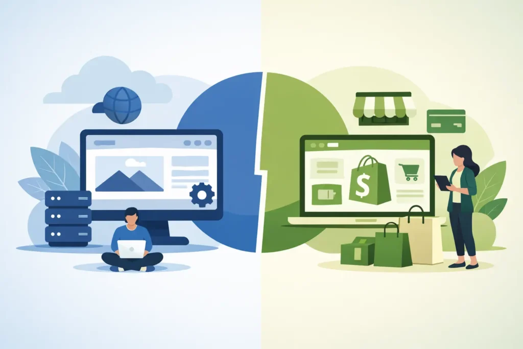 WordPress versus Shopify para tu negocio