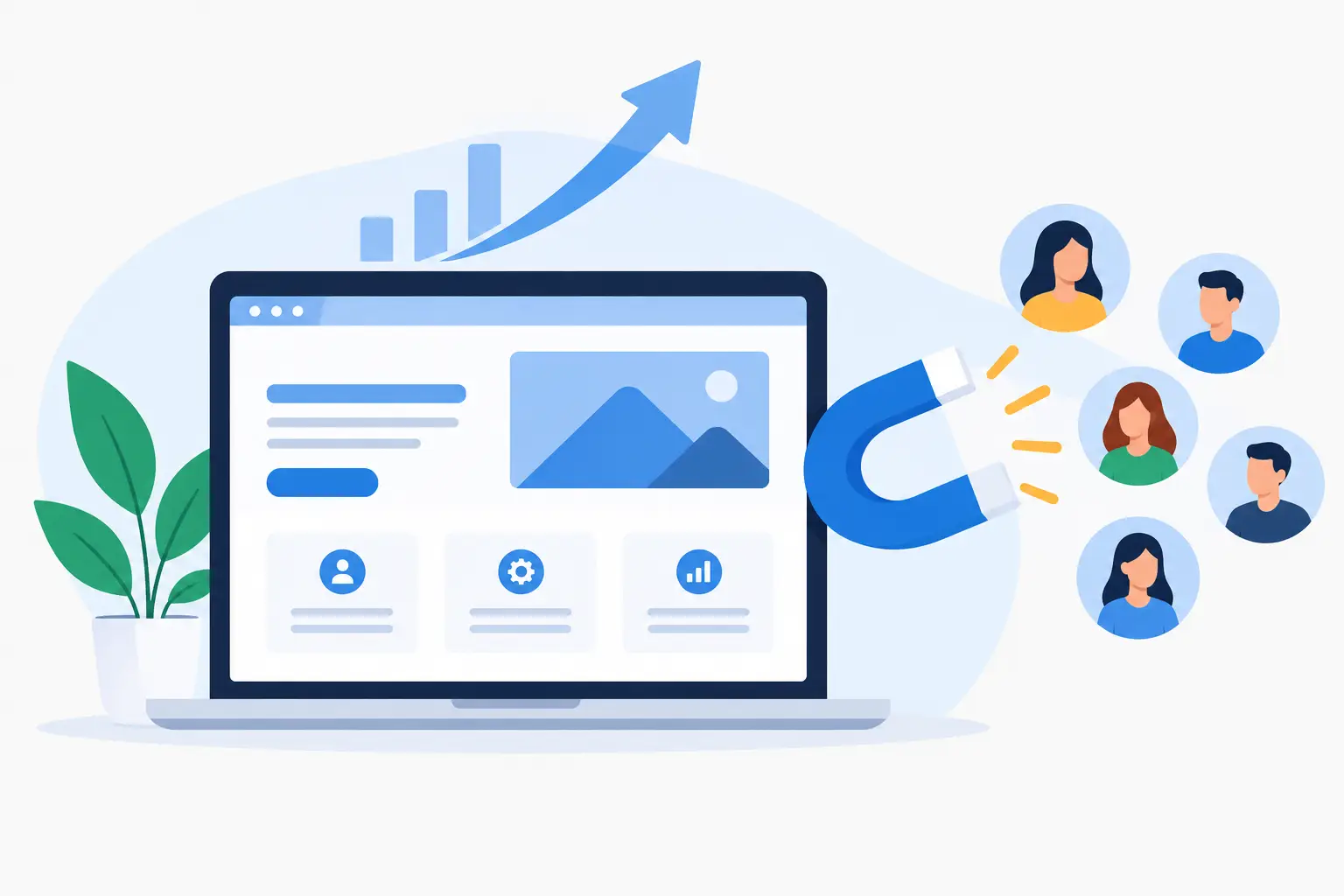 Creación de página web que genera clientes